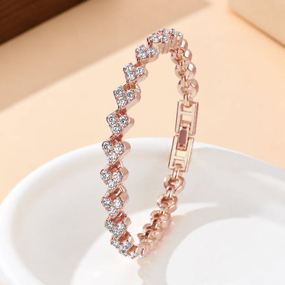 🔥𝑳𝑨𝑺𝑻 𝑫𝑨𝒀 𝑺𝑨𝑳𝑬-𝟖𝟎% 𝑶𝑭𝑭🔥𝑪𝒁𝑻𝑰𝑪𝑳𝑬® Lymphatic Magnetic Therapy Roman Crystal Diamond Bracelet