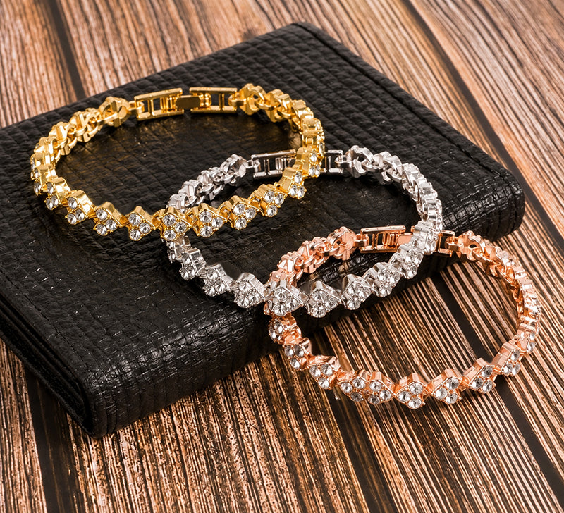 🔥𝑳𝑨𝑺𝑻 𝑫𝑨𝒀 𝑺𝑨𝑳𝑬-𝟖𝟎% 𝑶𝑭𝑭🔥𝑪𝒁𝑻𝑰𝑪𝑳𝑬® Lymphatic Magnetic Therapy Roman Crystal Diamond Bracelet
