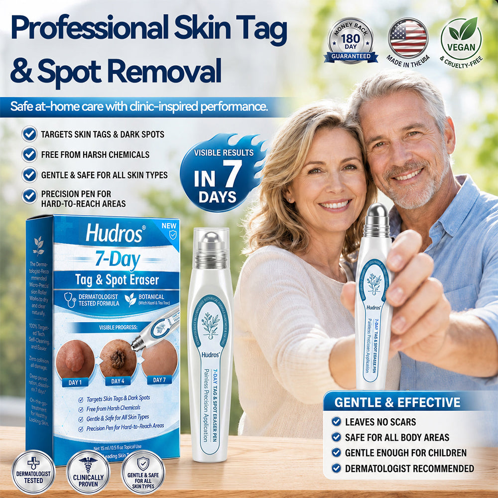 Hudros® 7-𝐷𝑎𝑦 𝗧𝐚𝐠 & 𝗦𝗽𝐨𝐭 𝐄𝐫𝒂𝒔𝒆𝒓(Zero Pain, Zero 𝐒𝐜𝐚𝒓𝒔 Rollerball)💪