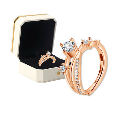 （🔥LAST DAY SALE-80% OFF) 𝐂𝐙𝐓𝐈𝐂𝐋𝐄® Diamond Magnetology Lymphvity Ring