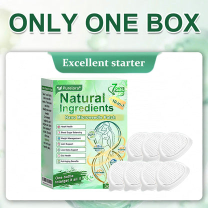 💖𝑶𝒇𝒇𝒊𝒄𝒊𝒂𝒍 𝑷𝒉𝒂𝒓𝒎𝒂𝒄𝒚💖 | 🌱 Purelora® 10-in-1 Natural Ingredients Nano Microneedle Patch ✅ 𝗦𝘂𝗽𝗽𝗼𝗿𝘁𝘀 𝗼𝗯𝗲𝘀𝗶𝘁𝘆, 𝗰𝗮𝗿𝗱𝗶𝗼𝘃𝗮𝘀𝗰𝘂𝗹𝗮𝗿 𝗵𝗲𝗮𝗹𝘁𝗵, 𝗱𝗶𝗮𝗯𝗲𝘁𝗲𝘀, 𝘀𝗹𝗲𝗲𝗽 𝗮𝗽𝗻𝗲𝗮, 𝗴𝘂𝘁 𝗵𝗲𝗮𝗹𝘁𝗵, 𝗷𝗼𝗶𝗻𝘁 𝗶𝘀𝘀𝘂𝗲𝘀, 𝐰𝐡𝐢𝐥𝐞 𝐚𝐥𝐬𝐨 𝐟𝐢𝐫𝐦𝐢𝐧𝐠 𝐭𝐡𝐞 𝐬𝐤𝐢𝐧 𝐚𝐧𝐝 𝐛𝐨𝐨𝐬𝐭𝐢𝐧𝐠 𝐞𝐧𝐞𝐫𝐠𝐲.