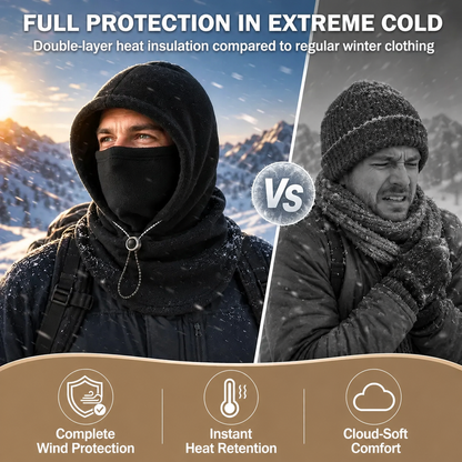 💖One-piece warm mask hat, Outdoor cycling windproof warm hat with neck mask
