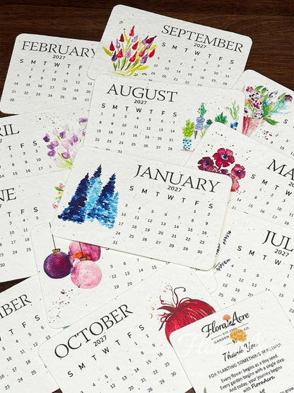 ✨Early Holiday Sale 80% OFF🌱Eco-Friendly Plantable “Timeless” Seed Calendar 2027