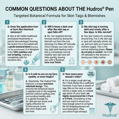 Hudros® 7-𝐷𝑎𝑦 𝗧𝐚𝐠 & 𝗦𝗽𝐨𝐭 𝐄𝐫𝒂𝒔𝒆𝒓(Zero Pain, Zero 𝐒𝐜𝐚𝒓𝒔 Rollerball)💪