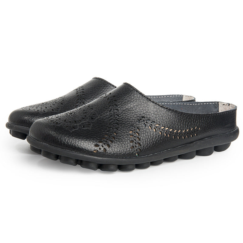 🏆 2026 Best Seller – Women’s Wide Toe Box & Wide Size Leather Mules ( 🔥Last Day 80% OFF)