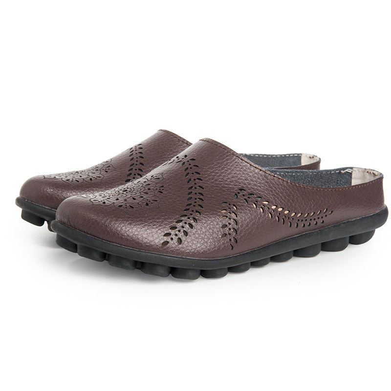🏆 2026 Best Seller – Women’s Wide Toe Box & Wide Size Leather Mules ( 🔥Last Day 80% OFF)