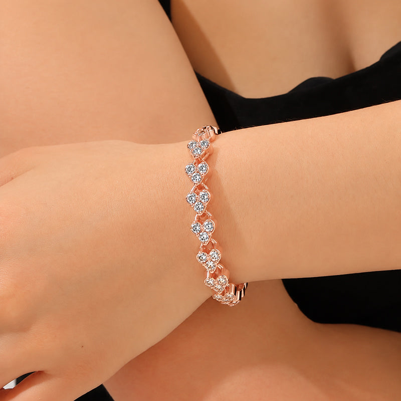 🔥𝑳𝑨𝑺𝑻 𝑫𝑨𝒀 𝑺𝑨𝑳𝑬-𝟖𝟎% 𝑶𝑭𝑭🔥𝑪𝒁𝑻𝑰𝑪𝑳𝑬® Lymphatic Magnetic Therapy Roman Crystal Diamond Bracelet