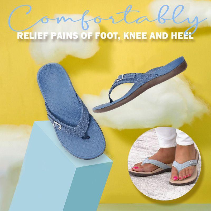 🔥Last Day Promotion 80% OFF - Orthopedic Arch Support Flip Flops ✅Feel Pain-Free and Light on Your Feet All Day Long