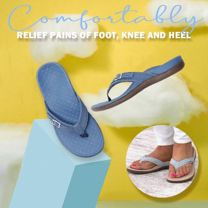 🔥Last Day Promotion 80% OFF - Orthopedic Arch Support Flip Flops ✅Feel Pain-Free and Light on Your Feet All Day Long