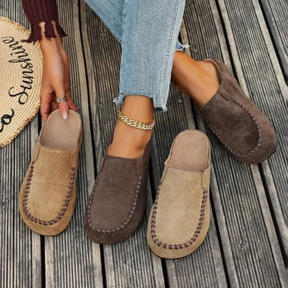 Last Day: 80% Off-👡✨ Women's Wide Closed-Toe Mule Slippers 🛋️